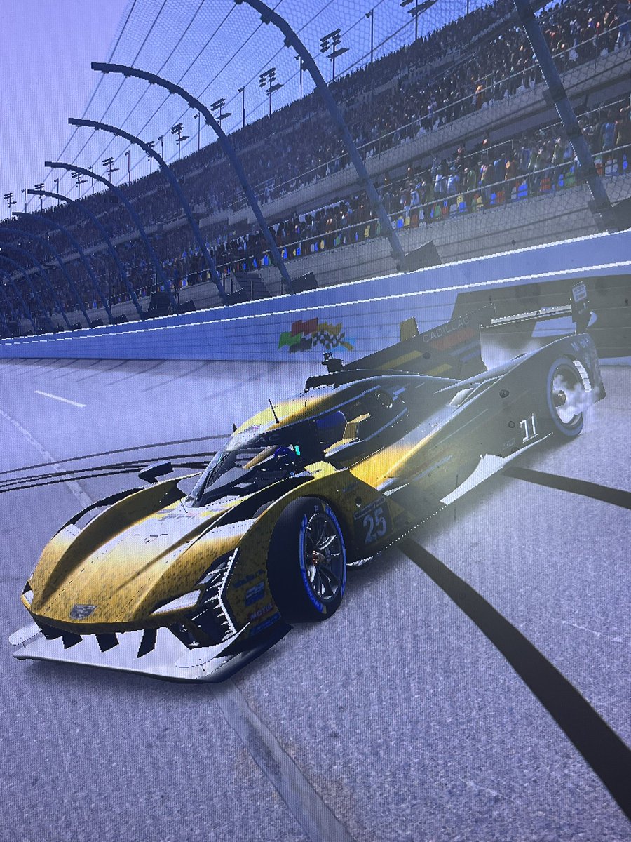 Ending up doing two of the races First race lmp2 with @JarrettLiebert @CodyByus @LuckyDog_38 Finish p2 Laps 189 Incidents 28 Second race gtp with @SzarometaJason Finish p1 Laps 538 Incidents 71 :)