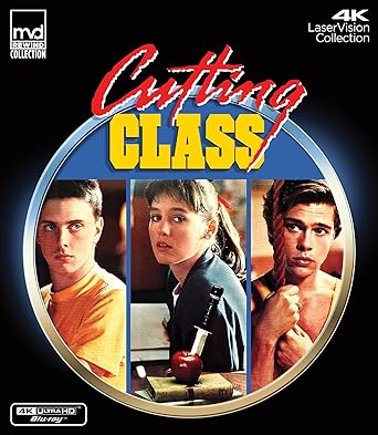 gregcritic's tweet image. Another example of Hollywood royalty starting their career in the horror genre, check out #BradPitt in #CuttingClass, now on 4K + Blu-ray from @mvdentgroup.  Or read the full review below:  movielineonline.blogspot.com/2024/01/cuttin…