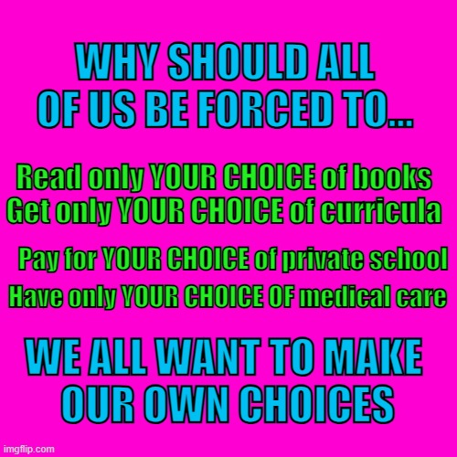 VivianCreekmore's tweet photo. @progavalanche #VoteForChoice - in almost everything! https://t.co/RIXk6fUuTX