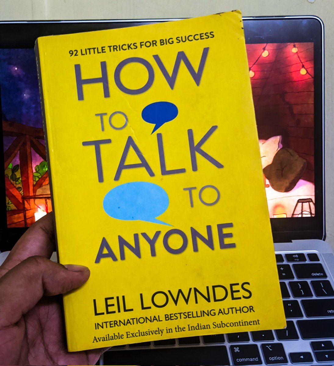 Finally!!! I took this cheerful weekend to finish this insightful book by Liel Lowndes, after leaving  it on a halfway last year!

Loved the way how delightfully Liel switches us chapter by chapter. 

Stay tuned for the major insights.

#Reading #HowToTalkToAnyone  #LielLowndes