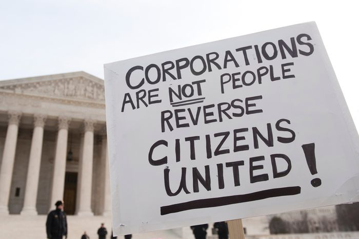 mmpadellan's tweet photo. TWEEPS: Today is the 14th tragiversary of the Citizens United ruling which made it possible for huge corporations to have the same rights as we do.

But their dark money tips the scales in their favor, giving them outsized influence.

Can we get 1,000 fast RTs and replies using the hashtag #DarkMoneyOutVotersIn to get it trending on Twitter?

Please and thank you!