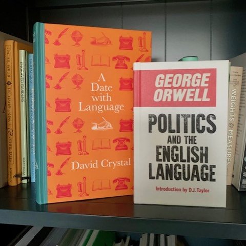 George Orwell died today in 1950. According to David Crystal in his new book 'A Date with Language', 'Politics and the English Language' is 'one of the most important articles on language from the twentieth century.' We couldn't agree more #georgeorwell #politics #books