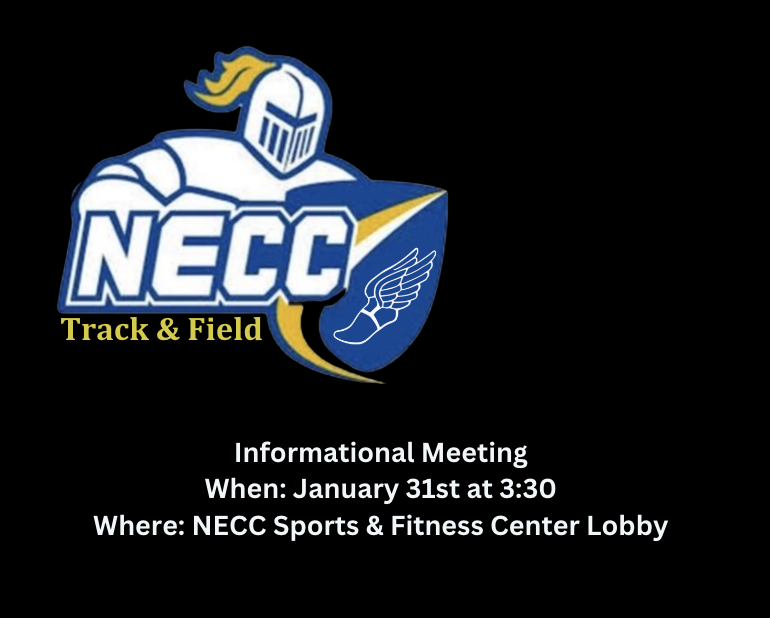 NECC Track & Field Meeting Next Week!
#NECCAthletics #NECCTF #NECCKnights
