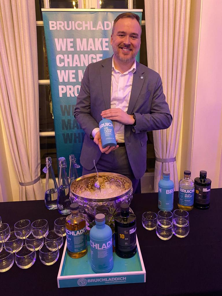 Thank you to <a href="/Bruichladdich/">Bruichladdich Distillery (Account Inactive)</a> - the UK's first whisky and gin distillery to be B corp certified - for providing guests with the opportunity to sample some fine single malt whisky from the island of Islay, where the distillery works with 19 local farmers to source its barley.