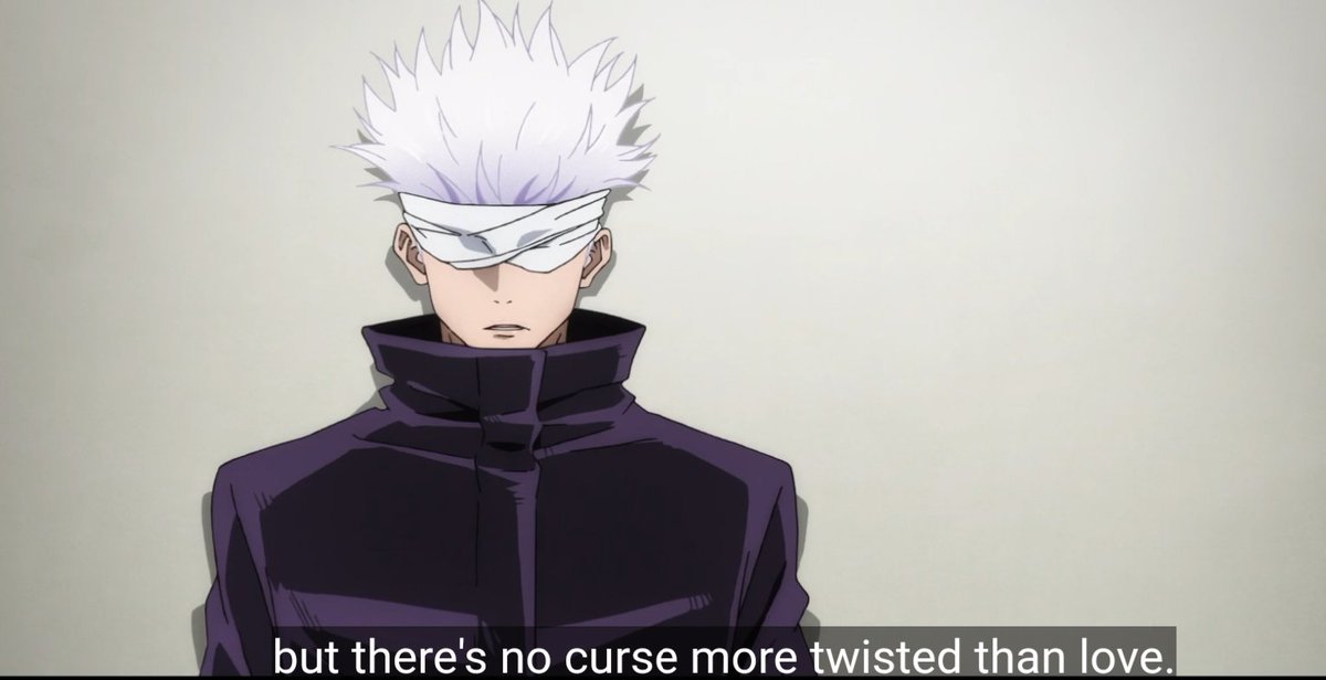 Geto walking down the same hallway, away from Gojo, where two people need to go in opposite directions to break the curse had me spiraling.