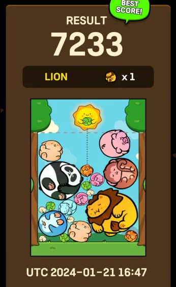 tipurple174's tweet photo. ohhh good game #gomblegames #mergelion #airdrop https://t.co/DAHHBLcBYE