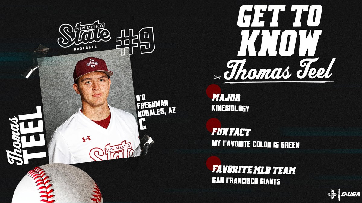Get To Know... <a href="/Tomtom_0423/">Paul Thomas Teel</a>‼️

🗓️-26 days until first pitch!

#AggieUp