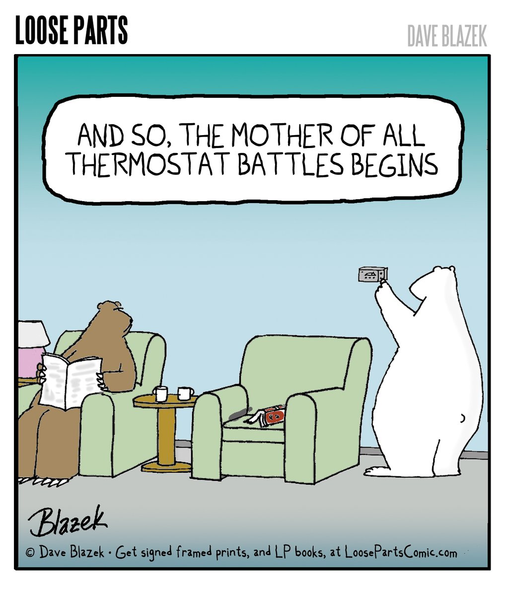 It's that time of year ... #Winter #Homeheating #Thermostats #Bears #Roommates