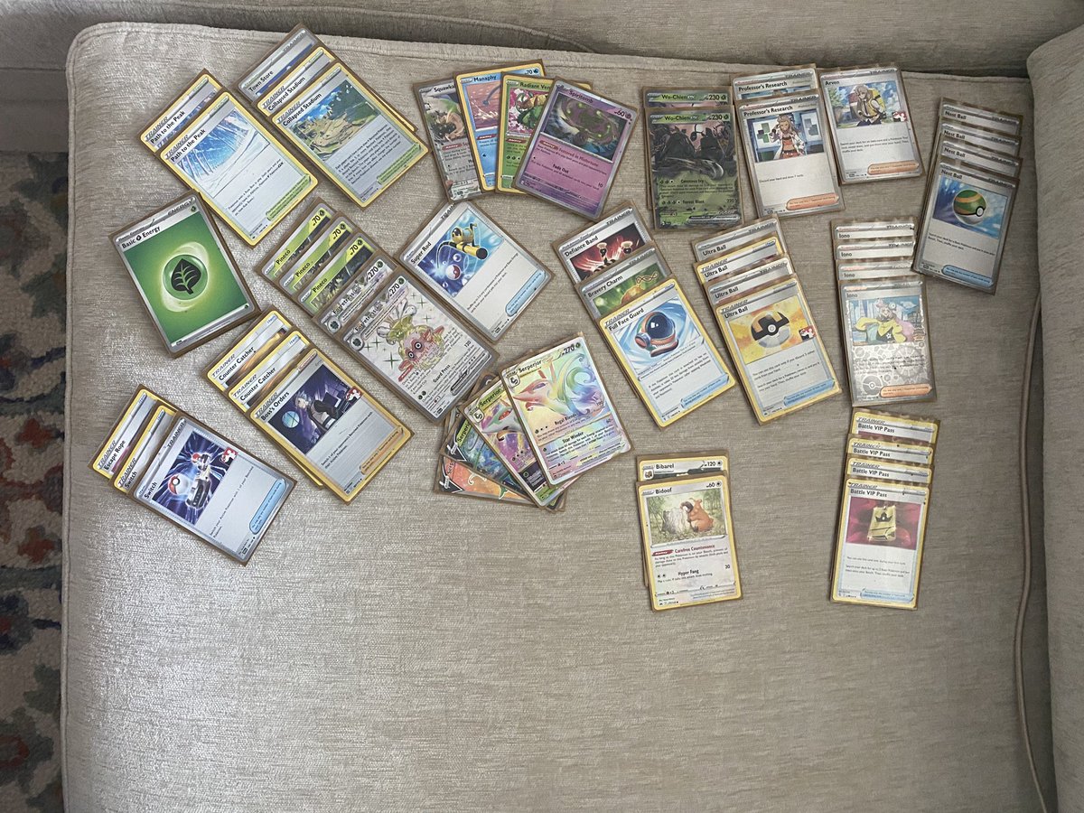 mdifiore31's tweet photo. Won a league challenge for the first time. Went 4-0 with Forretress-Wo-Chien-Serperior. Only third tournament. Others being with this deck and Garchomp at locals. https://t.co/6zoV0PbaFS