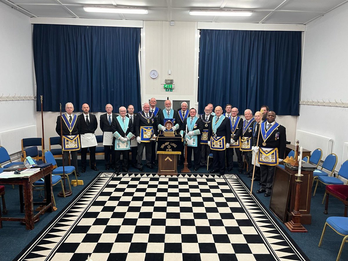 Two New Members were initiated Bro’s Cooper and Baker. We also received our Presentation Alms Dish from The asst PGM Michael Hitchcock the chairman of the 2025 Festival and the Deputy PGM Martyn Bailey presented W/Bro Keith Parker his 60 year certificate!!
<a href="/derwentlodge884/">Derwent Lodge 884</a>