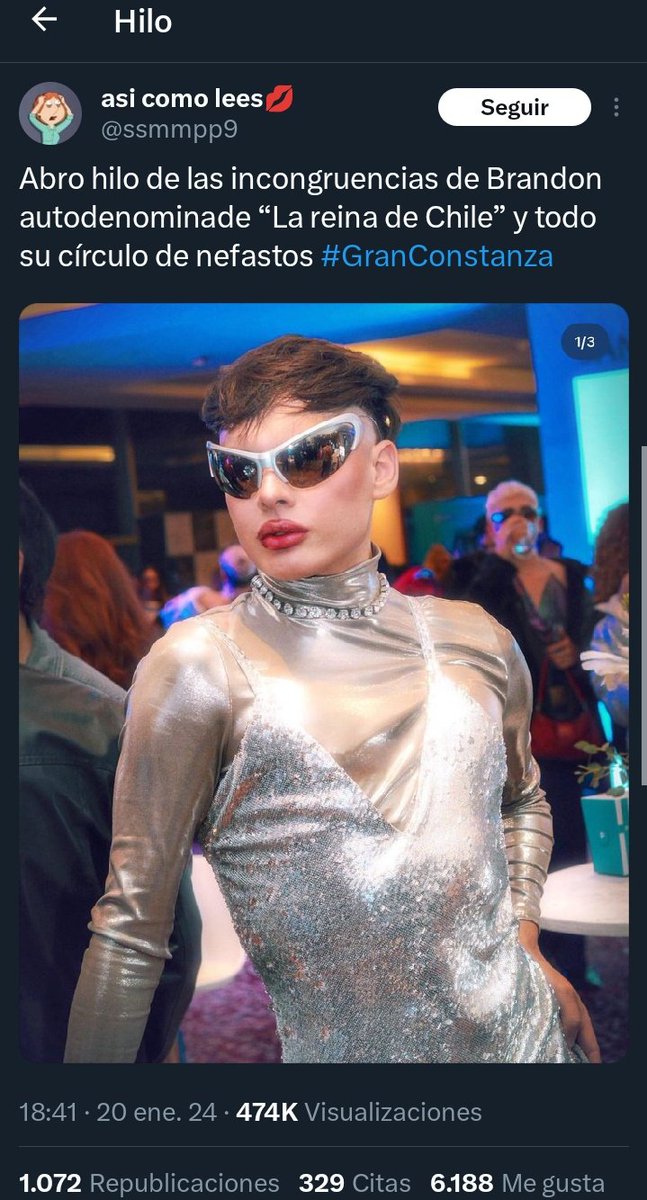 Andr1Alex's tweet photo. Curiosamente dieron de baja la cuenta que publicó el hilo que resumía las actitudes FUNABLES de "La reina de Chile" https://t.co/FVOCEfwWVr