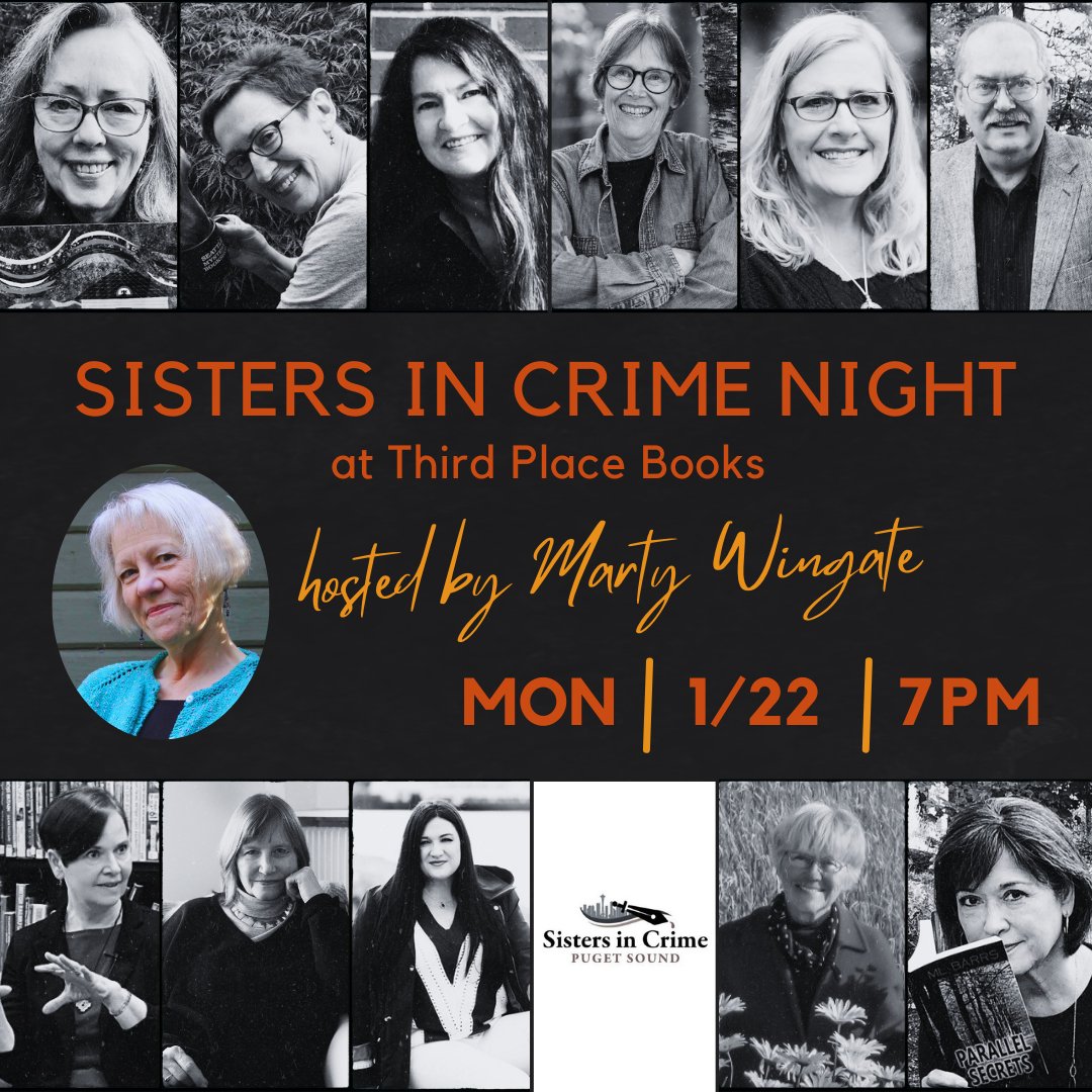 Mystery writers do know how to throw the most thrilling get-togethers...😉 Hope to see my PNW friends Monday night!

thirdplacebooks.com/event/sisters-…

#ParallelSecrets #itwdebuts #wrpbks #mysterybooklover #mysteryreadersofig #sincnational @WildRosePress @ThirdPlaceBooks @SINCnational