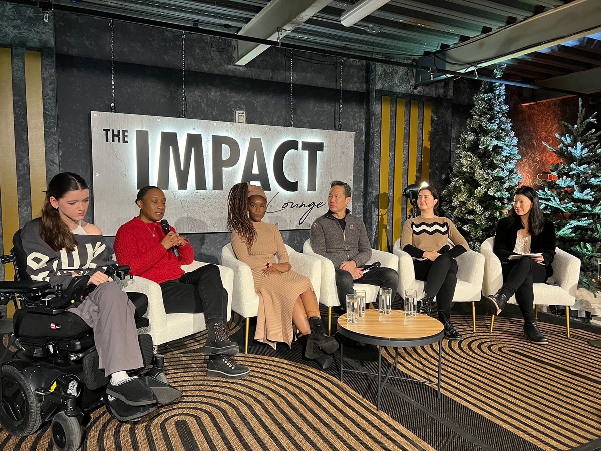 Grateful to @aijenpoo, @RichardLui, Phoebe Rae Taylor, @SenLaPhonza, Cashmere Jasmine, and @leylafayyaz for sharing their insights on how we can shape the narrative on aging, disability, and caregiving. #Sundance2024