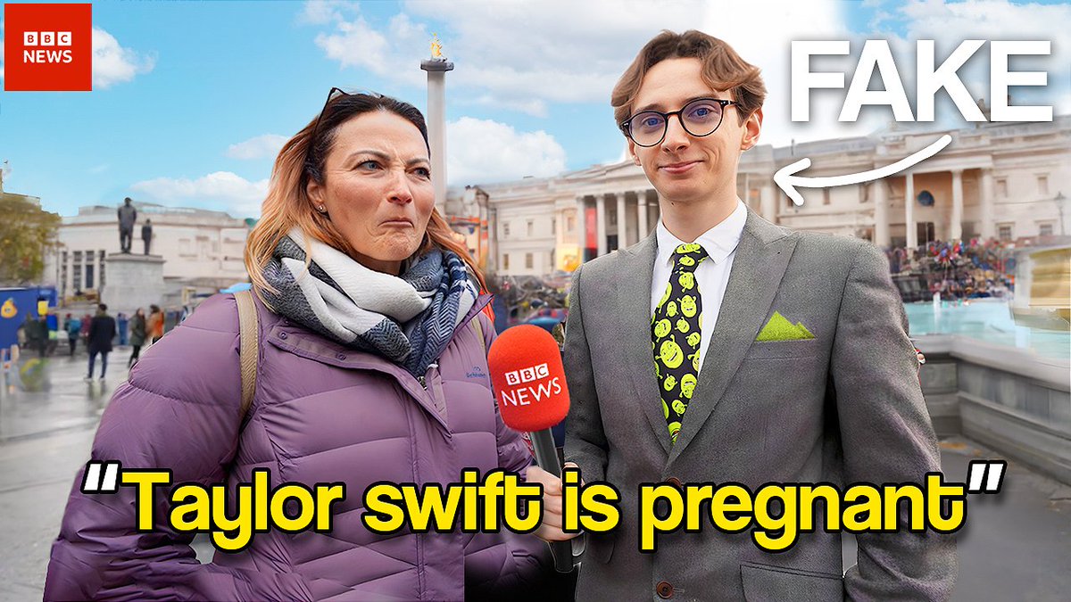 I Went Undercover as a Fake News Reporter and spread fake celebrity news in real life OUT NOW ! 🐈🐟youtube.com/watch?v=IQF-7w…