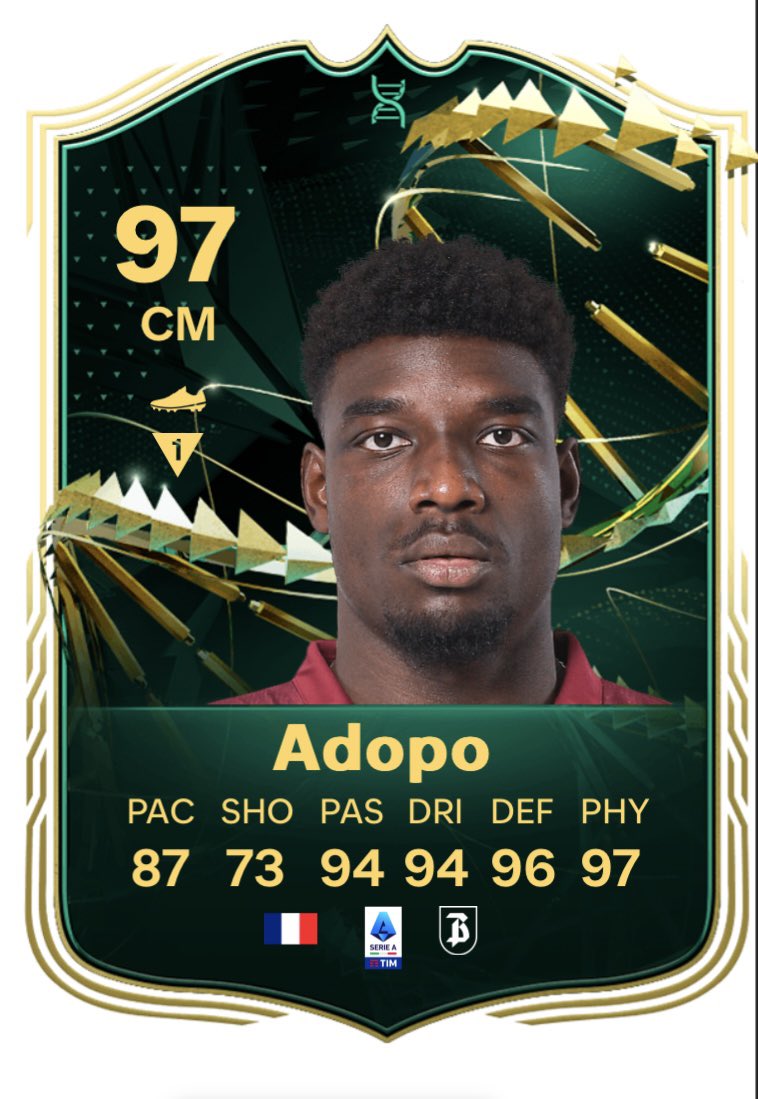 Adopo Evolution Path 🔥

-Complete Fast Forward Evolution 
-Claim Levels 1-3 
-Do not Claim Level 4 and let the Evolution expire 
-Complete TOTY Unsung Hero Evolution 
-Claim All 

TOTS Level Adopo 🤝❤️