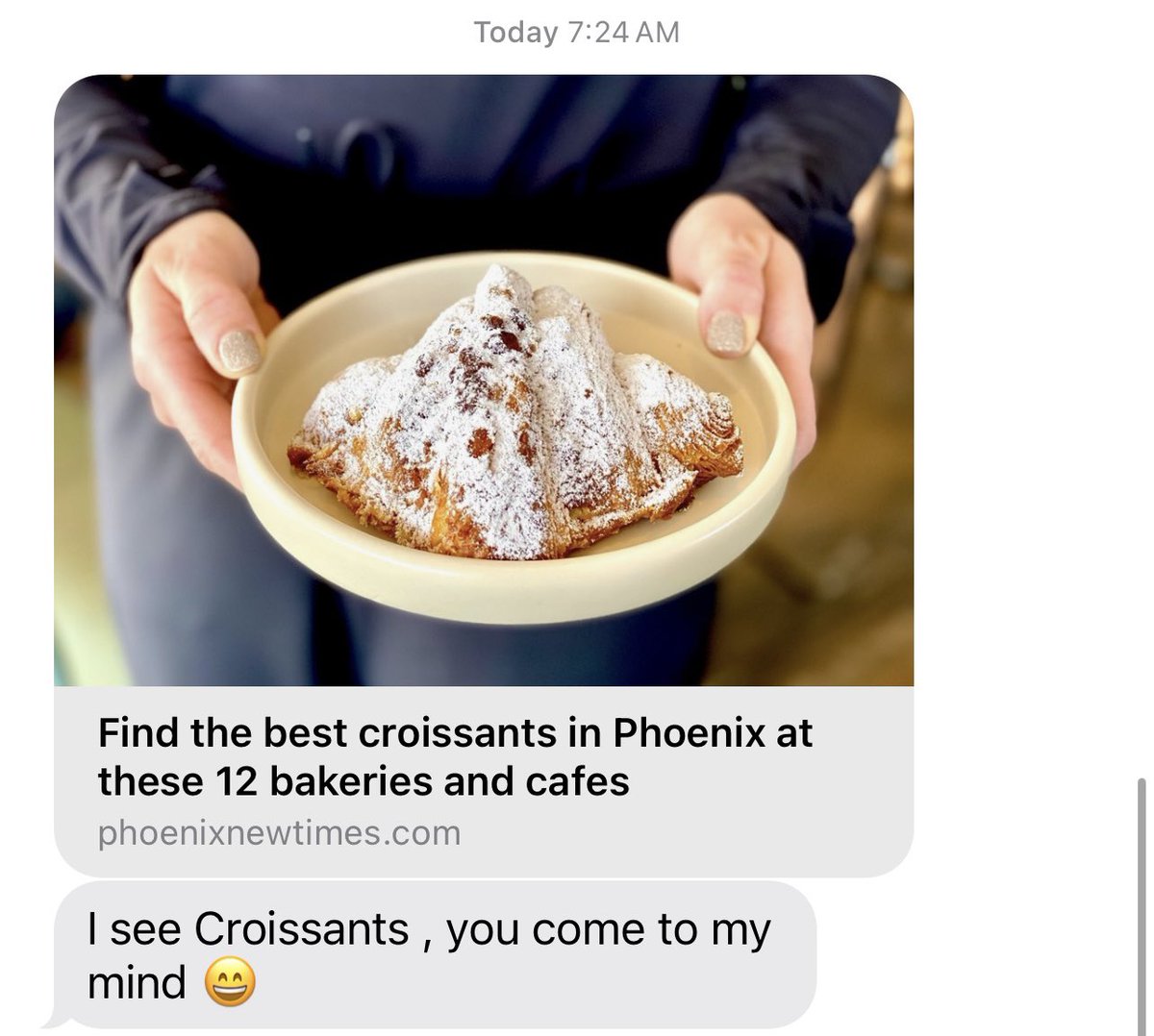 Text from a friend… That’s why I’m the best friend you can possibly have!