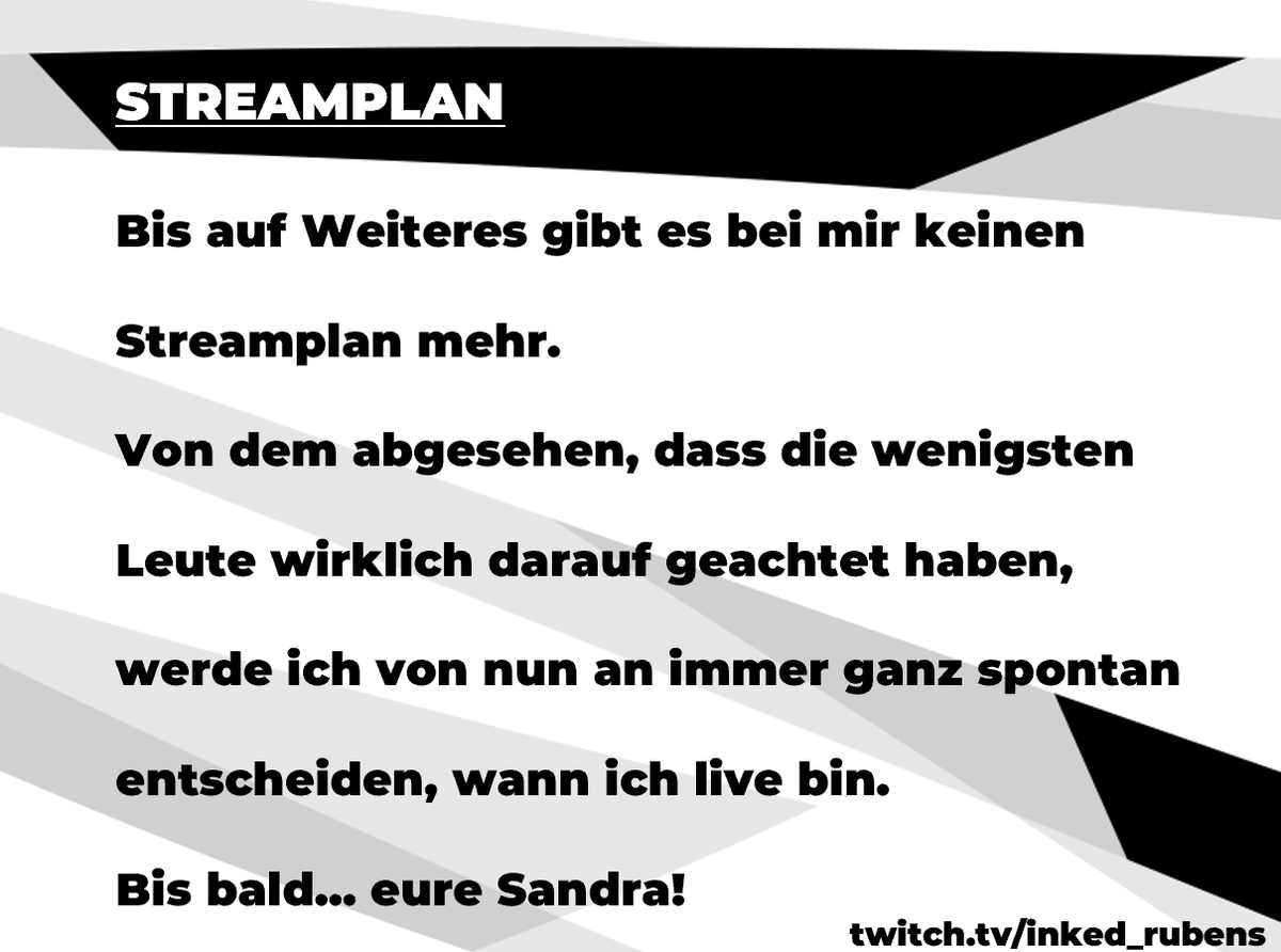 #Twitch #Streamplan #Streaming #Streamer