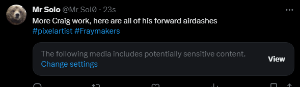 Mr_Sol0's tweet photo. So Idk why but it flagged him as "potentially sensitive content" he's just a little shadow guy https://t.co/PmrSSpUZ6I