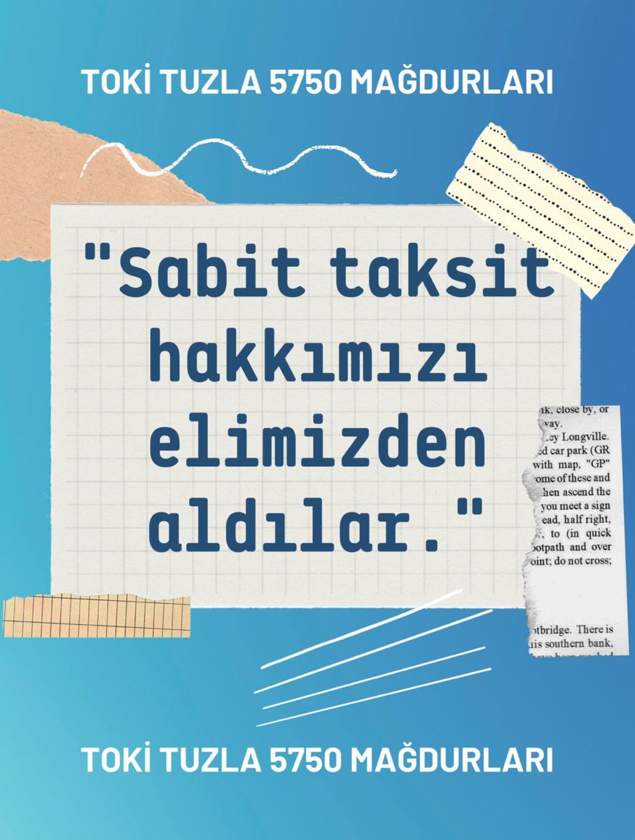 Sabit ödeme hakkımızı geri istiyoruz MMA endeksli yılda 2 kere artışlı taksitleri biz dar gelirliler nasıl öderiz devlet halkını mağdur etmemeli? 

<a href="/Toki_Kurumsal/">TOKİ</a> <a href="/csbgovtr/">T.C. Çevre, Şehircilik ve İklim Dğş. Bakanlığı</a> <a href="/mehmetozhaseki/">Mehmet Özhaseki</a> <a href="/Ayhan19Karaca/">Ayhan Karaca</a> <a href="/osmannnurika/">Osman Nuri Kabaktepe</a> <a href="/Akparti/">AK Parti</a> <a href="/murat_kurum/">Murat KURUM</a> 
#SözNamustur #MurataOyYok