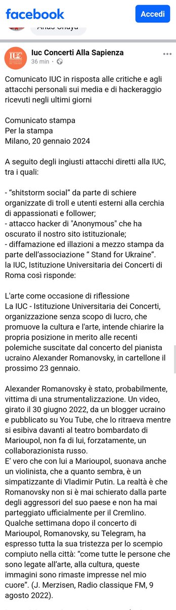 galluzzilucio's tweet photo. 1/MA DAVVERO ALLA @IucSapienza PENSATE CHE SIAMO TUTTI IMBECILLI?
#Shitstorm? #Diffamazioni? #Troll?
Ma davvero davvero?
#AlexanderRomanosky vittima di #strumentalizzazioni?
Il #violinista?
Lo sapevate del film #propagandista dove ci sono tutti e due? Sapete anche chi lo ha https://t.co/9nwjXtJYkH