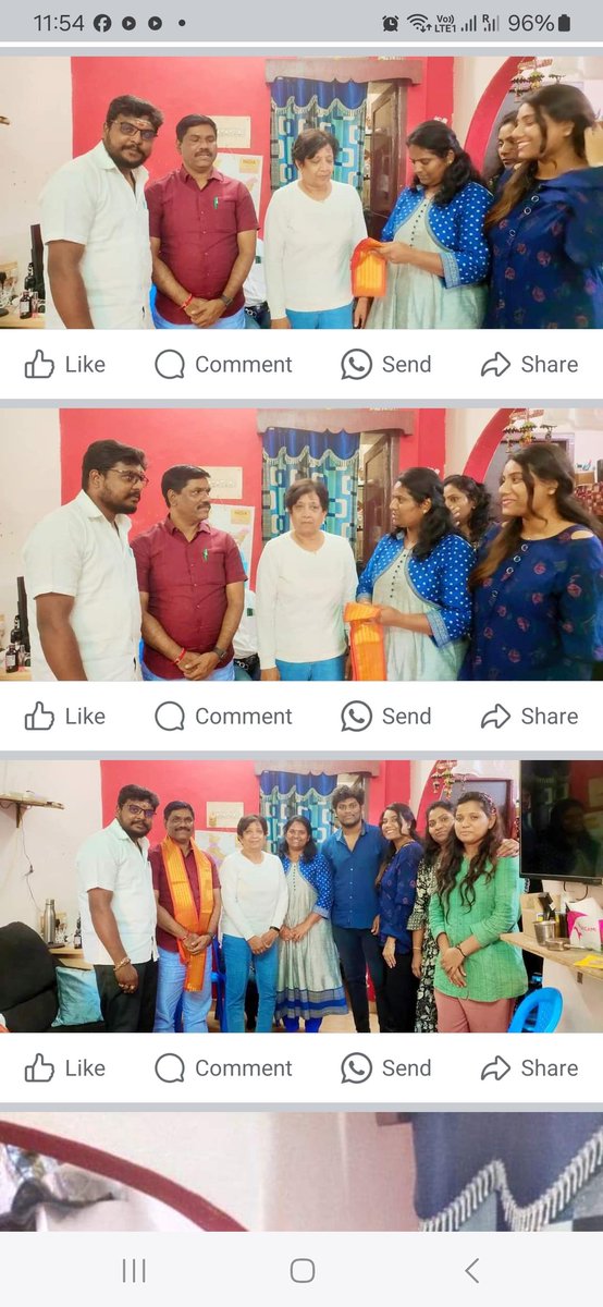 jaishreesaran7's tweet photo. நேற்றைய தினம் என்னுடைய பிறந்தநாள் வாழ்த்துக்கள் தெரிவிக்க  எனது இல்லத்திற்கு    இல்லத்திற்கு தேசிய தூய்மை பணி���ாளர் ஆணையத்தின் தலைவர் மாண்புமிகு பாசமிகு அண்ணன் திரு மா. வெங்கடேசன் அவர்கள் வாழ்த்துக்களை தெரிவித்தார் அவருடன்  நிர்வாகிகளுடன் கலந்து  உரையாடினார்கள் https://t.co/NAZS3xIKri