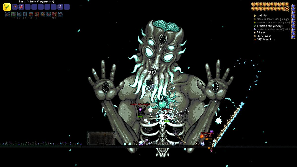 PizzaFormulaSpl's tweet photo. Dopo numerosi sforzi e sacrifici abbiamo finalmente raggiunto il nostro più grande obiettivo, finire Terraria. https://t.co/5frmtOnJjr