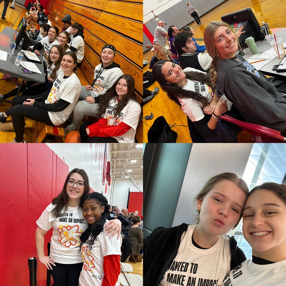 One of the greatest parts of winter season is our athletes volunteering to work the Special Olympics Basketball Tournament!