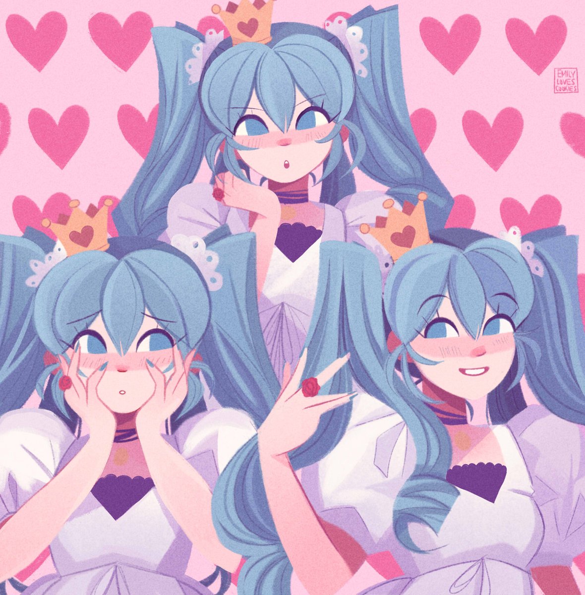 some world is mine mikus 🌎👑💗💕
#fanart #vocaloid