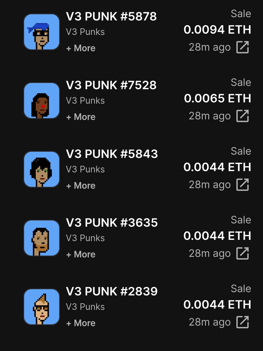 V3 Punks swept 🧹

Someone knows something 👀