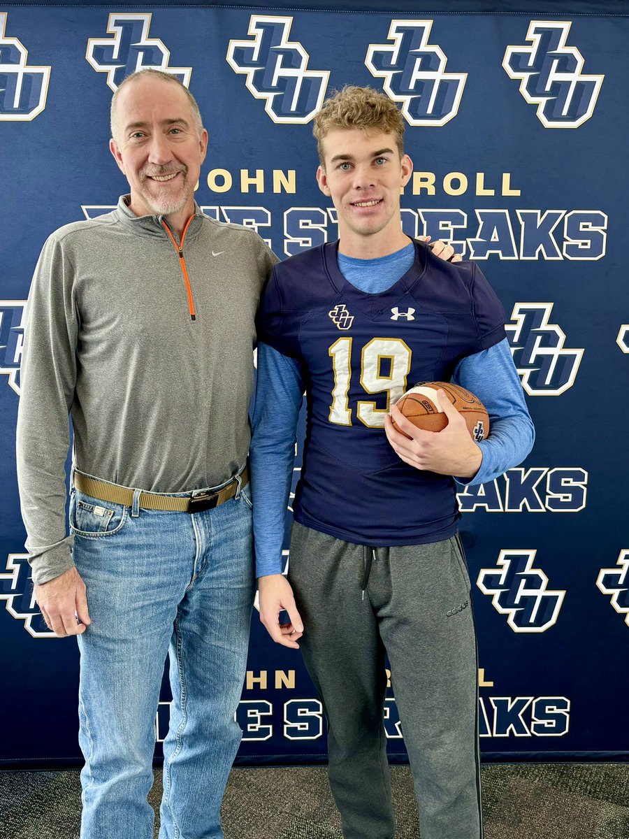 Liam Kelly (@liamkelly_16) on Twitter photo Had a great official visit with <a href="/JCUFootball/">John Carroll Football</a> Was great meeting so many teammates and meeting with <a href="/Coach_Bates24/">Joey Bates</a> <a href="/Jeff_Behrman/">Jeff Behrman</a> and <a href="/MacAustin_/">Mac Austin</a> <a href="/FBCoachTJ/">Travis James 🇺🇸</a> <a href="/rex_rover/">Rex Rover</a> Had a great official visit with <a href="/JCUFootball/">John Carroll Football</a> Was great meeting so many teammates and meeting with <a href="/Coach_Bates24/">Joey Bates</a> <a href="/Jeff_Behrman/">Jeff Behrman</a> and <a href="/MacAustin_/">Mac Austin</a> <a href="/FBCoachTJ/">Travis James 🇺🇸</a> <a href="/rex_rover/">Rex Rover</a>