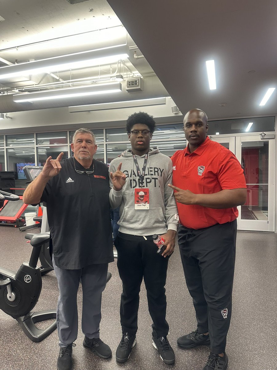 Had a great time at NC State for Junior Day! #1pack1goal  #wolfpacknation @coachwiles @CoachHunt93 @Coach_CJohnson8 @coachnorwood910 @PackFootball