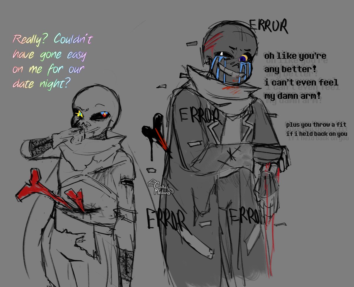 CakesMelons's tweet photo. I love an Errorink that doesn't make them stop fighting or give up their jobs for each other https://t.co/IT5kc5MsJY