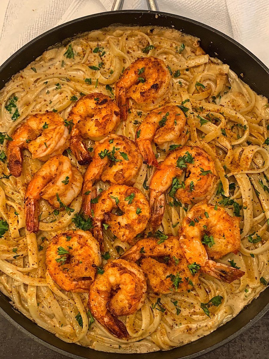 Cajun Shrimp Alfredo 🦐