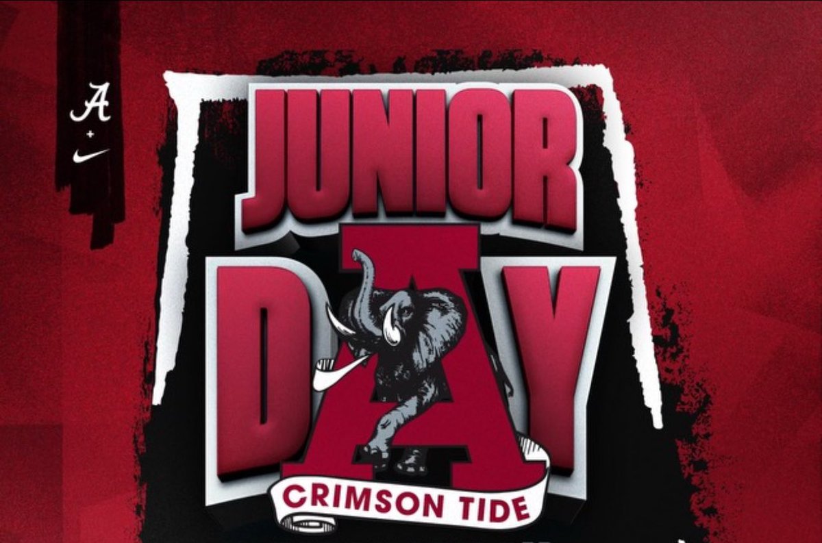 Excited to be in T-Town for @AlabamaFTBL junior day! @freddierch8 @CoachHsbs @CoachL__