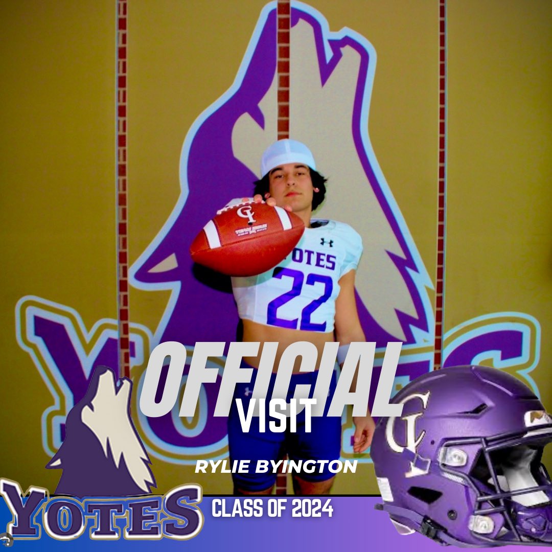 Rylie Byington (@ryliebyington) on Twitter photo Thank you to @CoyoteAthletics Football Coaches and Staff. Especially <a href="/CoachRoper5/">Art Roper</a> & <a href="/CoachANelson04/">Coach Austin Nelson</a>. Had a great time excited to see where things go. <a href="/MHSWarriorFB/">MHSWarriorFootball</a> <a href="/MrIdahoPreps/">Brandon Walton</a> <a href="/BrandonHuffman/">Brandon Huffman</a> <a href="/thegametimeguru/">Shane Larson - GTG</a> <a href="/boisesportstalk/">Boise Sports Talk</a> <a href="/TheUCReport/">Billy Tucker</a> <a href="/PGregorian/">Paul Gregorian</a> <a href="/PrepRedzoneID/">Prep Redzone Idaho</a> Thank you to @CoyoteAthletics Football Coaches and Staff. Especially <a href="/CoachRoper5/">Art Roper</a> & <a href="/CoachANelson04/">Coach Austin Nelson</a>. Had a great time excited to see where things go. <a href="/MHSWarriorFB/">MHSWarriorFootball</a> <a href="/MrIdahoPreps/">Brandon Walton</a> <a href="/BrandonHuffman/">Brandon Huffman</a> <a href="/thegametimeguru/">Shane Larson - GTG</a> <a href="/boisesportstalk/">Boise Sports Talk</a> <a href="/TheUCReport/">Billy Tucker</a> <a href="/PGregorian/">Paul Gregorian</a> <a href="/PrepRedzoneID/">Prep Redzone Idaho</a>
