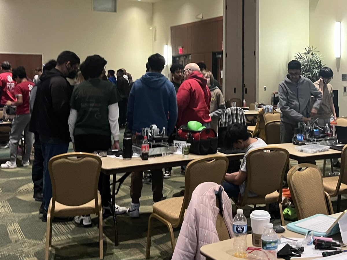 Cinnamon Webb (@techcinnamon) on Twitter photo USF Bull Run VEX Robotics competition - Middleton Robotics fielded 3 VEX teams - did not advance but learned a lot for next year <a href="/MiddletonSTEM/">MiddletonHighSchool</a>
<a href="/CamillaBurton23/">Camilla Burton</a>
@RJQuinn71 <a href="/HillsboroughSch/">Hillsborough Schools</a> <a href="/CTE_Director/">Chris Jargo</a> USF Bull Run VEX Robotics competition - Middleton Robotics fielded 3 VEX teams - did not advance but learned a lot for next year <a href="/MiddletonSTEM/">MiddletonHighSchool</a>
<a href="/CamillaBurton23/">Camilla Burton</a>
@RJQuinn71 <a href="/HillsboroughSch/">Hillsborough Schools</a> <a href="/CTE_Director/">Chris Jargo</a>