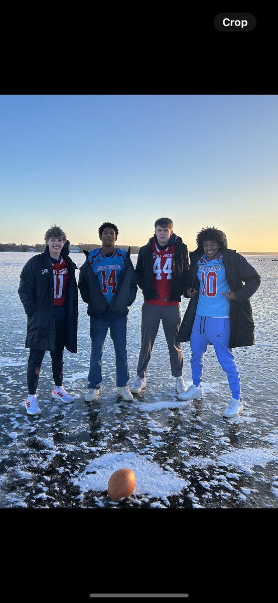 Our guys <a href="/Leyton_Riviere/">Leyton Riviere</a> <a href="/therealbh10/">Bobby “BDH3” Humphries</a> <a href="/Robbie_Burslem/">𝐑𝐨𝐛𝐛𝐢𝐞 𝐁𝐮𝐫𝐬𝐥𝐞𝐦</a> <a href="/daviddup4l/">David Duplantier</a> enjoying their OV up in Minneapolis, at St. John’s University. Stay warm and enjoy your weekend boys. <a href="/SavioAthletics/">Savio Athletics</a> <a href="/TXPSMedia/">Texas Private School Media</a> <a href="/TXPrivateFBGuy/">Texas Private School Football</a> <a href="/IAMRODG/">Roderick Green, M.Ed</a> <a href="/dctf/">Dave Campbell's — TexasFootball.com</a> <a href="/SJUFootball/">Johnnie Football</a>
