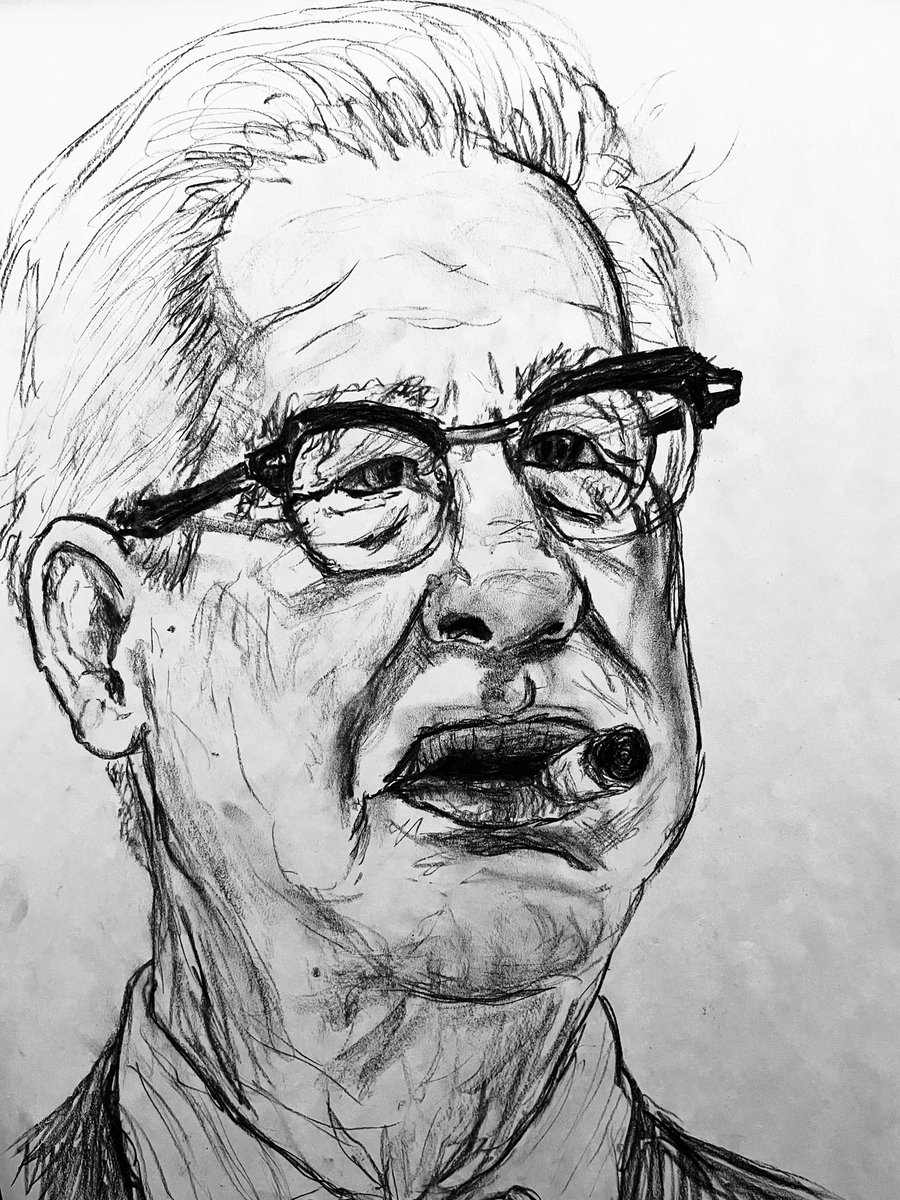 SwoggerArt's tweet photo. @steelers 

“The Chief” Art Rooney
founder the Pittsburgh Steelers
@steelers 
(quick study) charcoal 18 x 24”

original &amp; prints available. 
DM for pricing / commissions. 

#Pittsburgh #Steelers #NFL 
#strathmore #generalscharcoal #charcoalart #sketchoftheday #madeinpgh https://t.co/4CJVDbNdQM