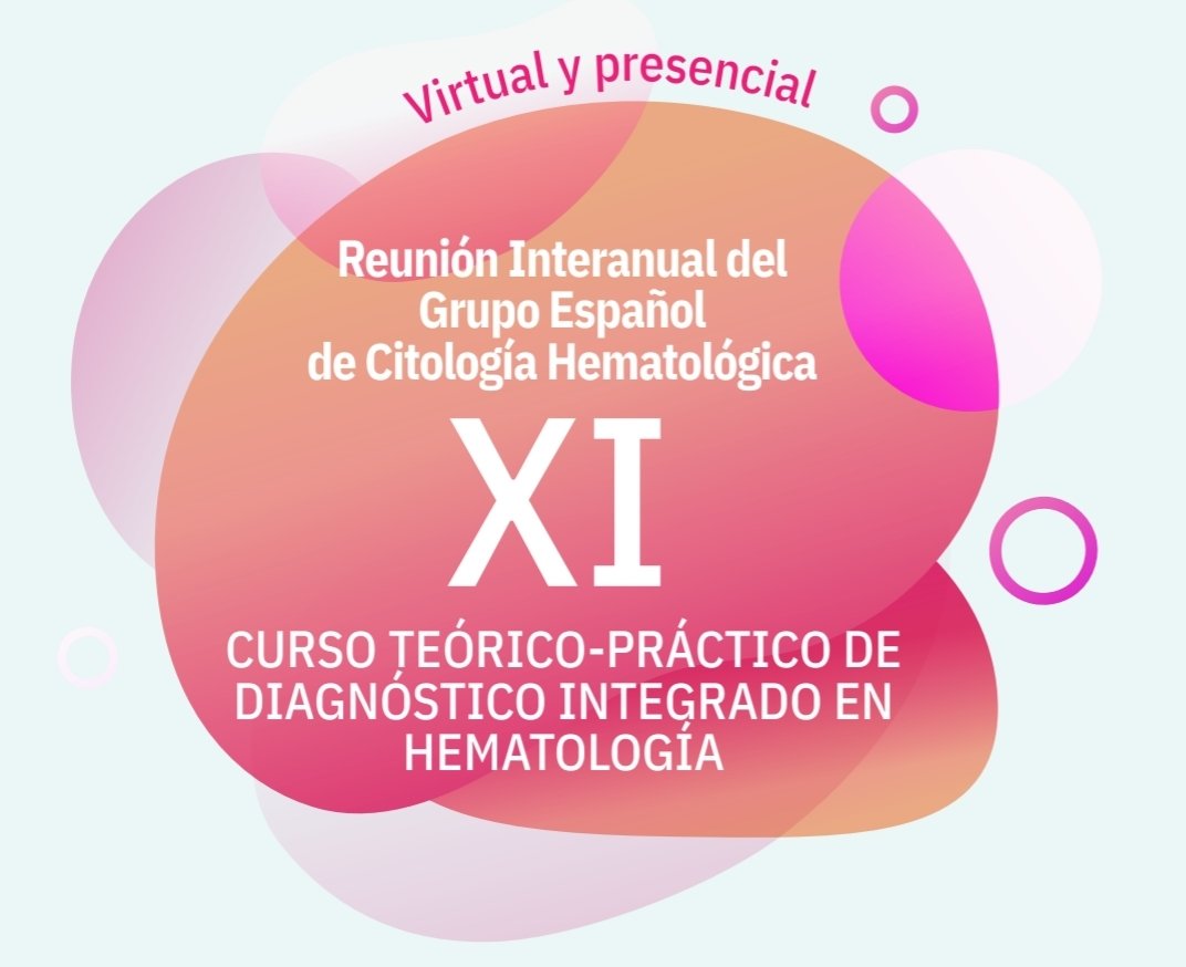 Los próximos 8 y 9 de febrero se celebrará la Reunión interanual del GECH y IX Curso Teórico-práctico de diagnóstico integrado en Hematología en Madrid Programa e inscripción: sehhonline.es/qrnco/fonline/… @sehh_es @SEHHJoven