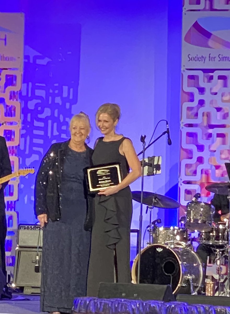 Congrats to @kristenb01 for being awarded Educator of the Year @IMSH, the Society of Simulation in Healthcare conference! #JHUNursing #rockstar #IMSH2024 #Hopkins