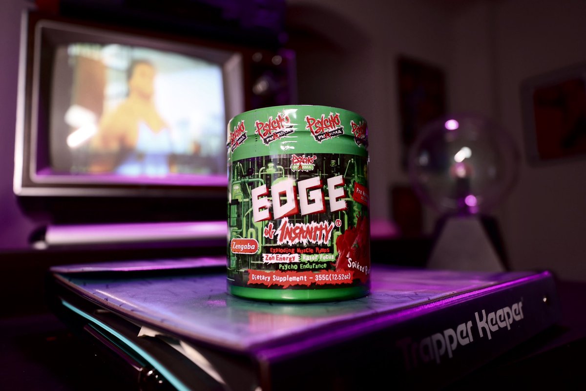 8BitBlood's tweet photo. We have officially named Edge Of Insanity the official pre workout of Parry Mountain.
Check them out if you’re serious about getting Jacked & Juicy 💪🏼
https://t.co/gM1SB9uyDh
#psychopharma
#fitexpo #lafitexpo #fitness https://t.co/aBXLkdTA17