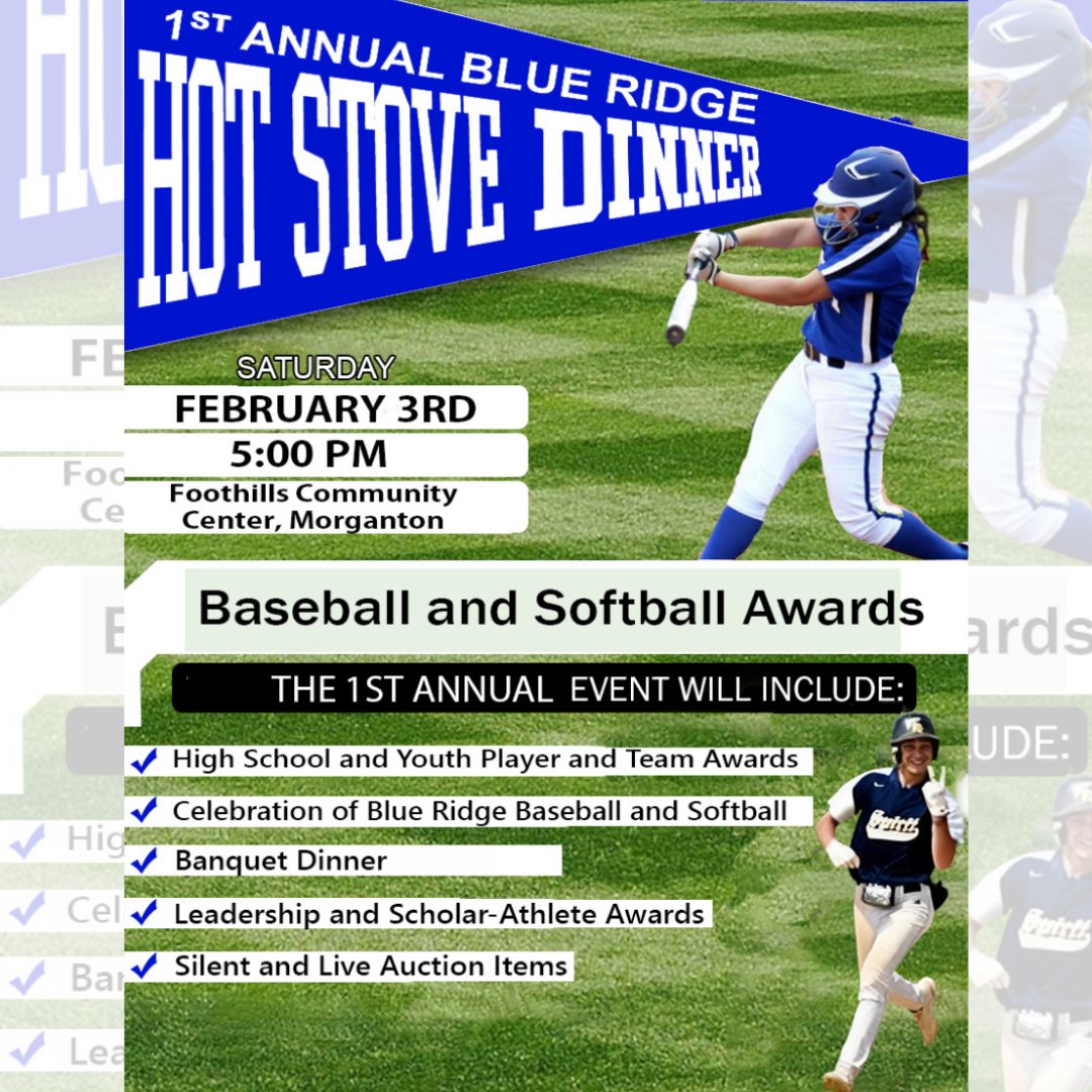 WataugaSB's tweet photo. Congratulations to Senior Kara Brooks for being nominated as a finalist for the Blue Ridge Hot Stove High School Softball Golden Glove Award and to Junior Chloe Wilson for being nominated for the Blue Ridge Hot Stove High School Softball Slugger of the Year Award.
📷Tori Loftin https://t.co/6jfHIm1hf3