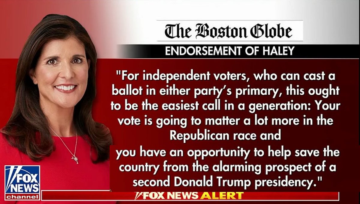 Let me translate THIS BULLSHIT... 'For you IDIOTS, to STUPID to figure out who to vote FOR: Nikki Haley will give you an opportunity to help further destroy the country and vote AGAINST the ONLY candidate, who can actually SAVE it.'