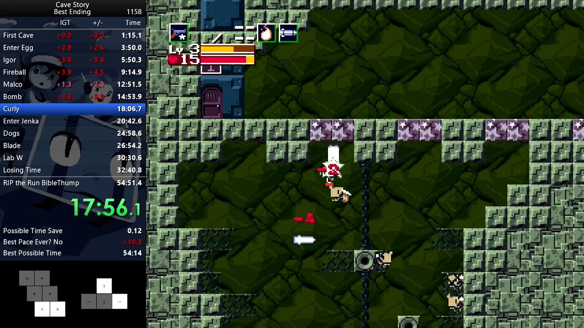 periwinkle5_'s tweet photo. Can you believe, that this:
1. breaks the left block, and
2. doesn't get a jump off of the bug (even though I pushed jump as you can see)??? https://t.co/UBUvdEHpuT
