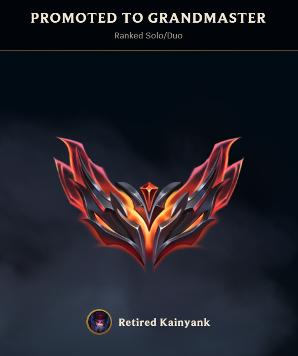 SykeeLoL's tweet photo. The Grind has been going well, still loving this game. https://t.co/CM1Xq6aiaZ