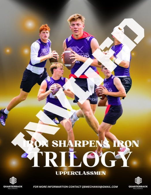 Jason friels jr (@frielsjason) on Twitter photo Bless to receive an invitation to iron sharpens iron QB CAMP.
<a href="/Coach_Martin318/">Coach Martin</a> <a href="/CHSBulldogs2939/">Carroll Bulldogs Football</a> <a href="/AcademyElite7v7/">Academy Elite 7on7</a> <a href="/QBMechanix/">James Washington</a> Bless to receive an invitation to iron sharpens iron QB CAMP.
<a href="/Coach_Martin318/">Coach Martin</a> <a href="/CHSBulldogs2939/">Carroll Bulldogs Football</a> <a href="/AcademyElite7v7/">Academy Elite 7on7</a> <a href="/QBMechanix/">James Washington</a>
