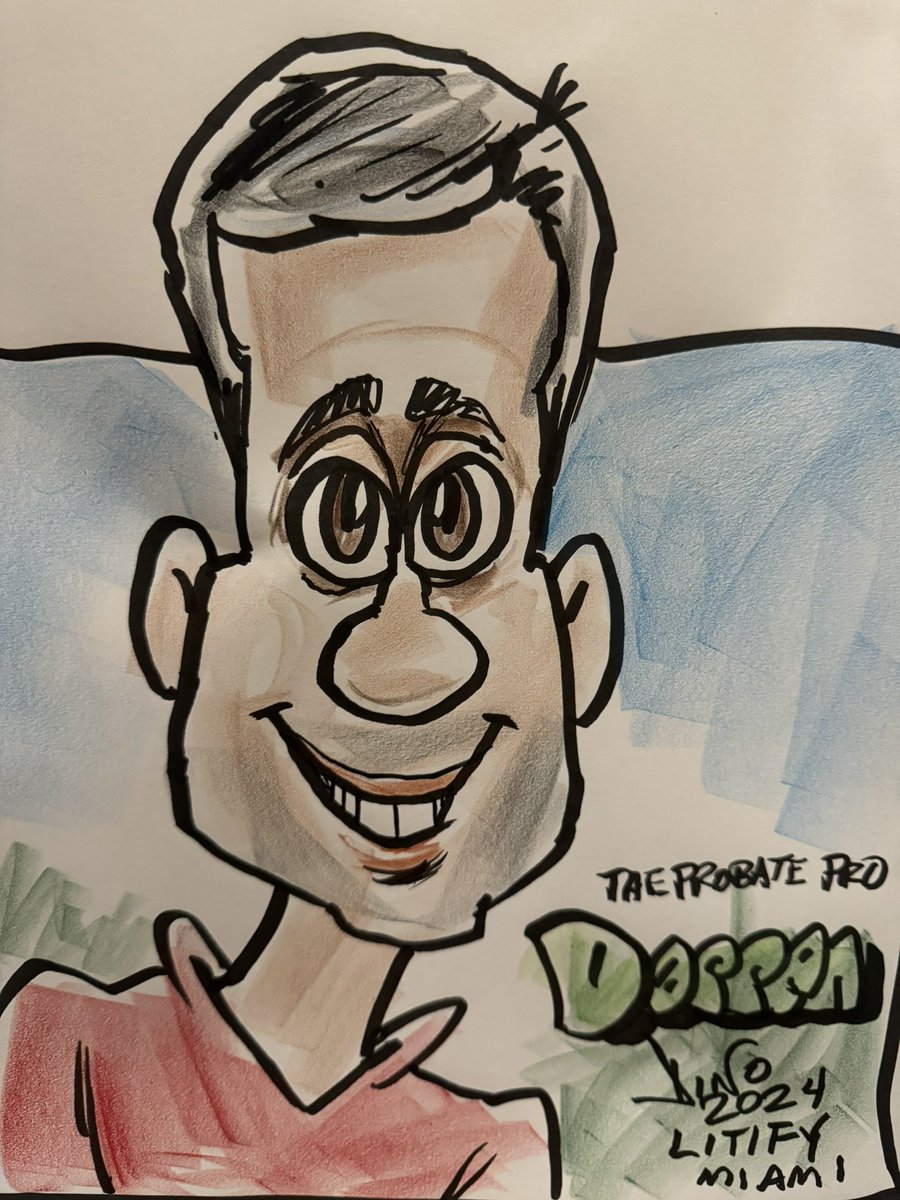 TheProbatePro's tweet image. I kind of hate caricatures