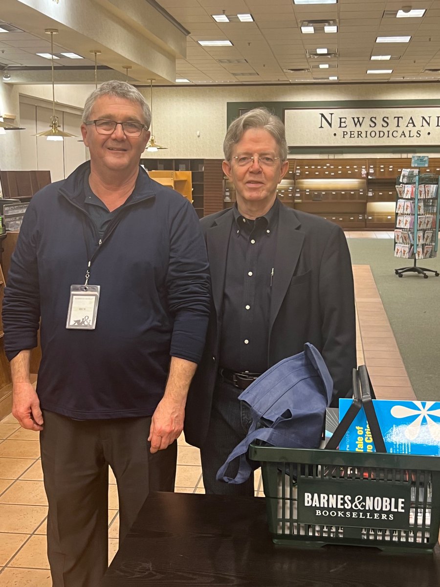Our Store Manager Rick with our regular Mr. Ward for the last time. We thank you so much for all of you shopping with us here for the last 25 years. Remember, it’s not goodbye, it’s see you later! #wellmissyou #thankyouforeverything