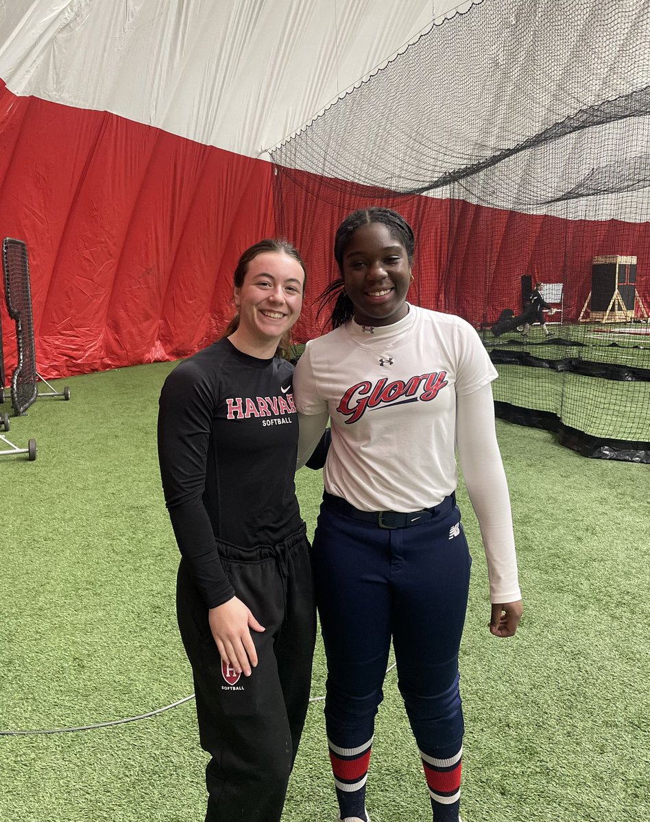 Had an incredible time at the @HarvardSB Camp this weekend. Huge thanks to the amazing coaches for their tips and guidance. Great time catching up with @mdavies2023! Grateful for the opportunity to learn and grow on the field. @coachjennyrohn @MaddyCarpe Coach Mandell