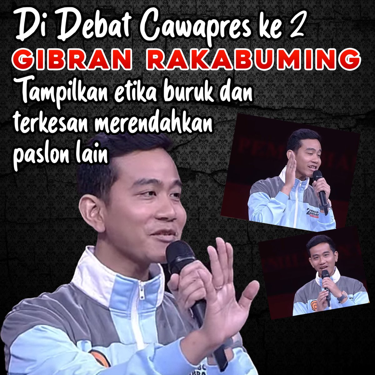 Johan_Ar_'s tweet photo. Pantaskah seorang cawapres begini?

#DebatCawapres Gibran Coki Bocil Madura Tom Lembong Cebokin Keras Savage Bocah Samsul Etika Rengasdengklok Jota Songong Nunez MasGBRAN KamiADADISINI Cabut Hilirisasi Cringe El Slepet Tengil https://t.co/DvzLhFb6uC